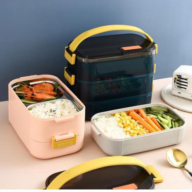 Zhizhao 3-Layer 304 Stainless Steel Insulated Lunch Box