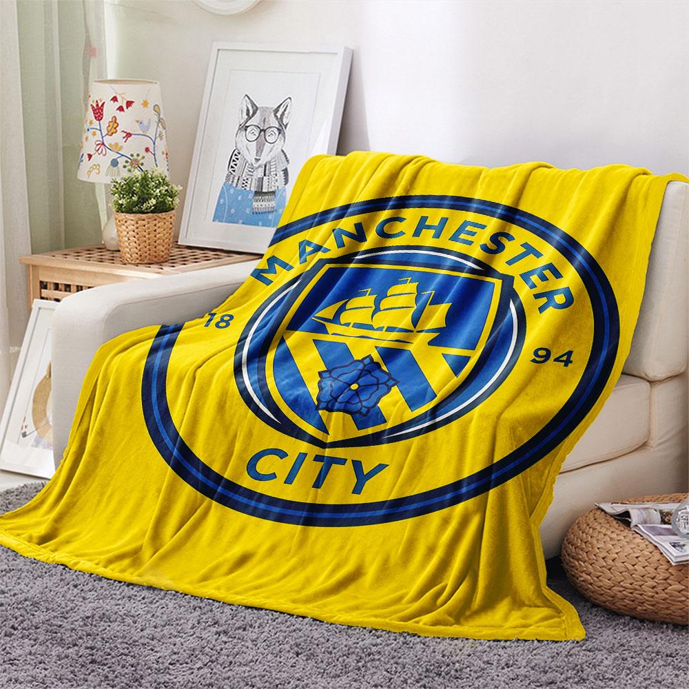 Helle MCFC Future Decke, Hohe Qualität, Bequem für Alle Jahreszeiten, Heimdekoration, Wärme und Komfort