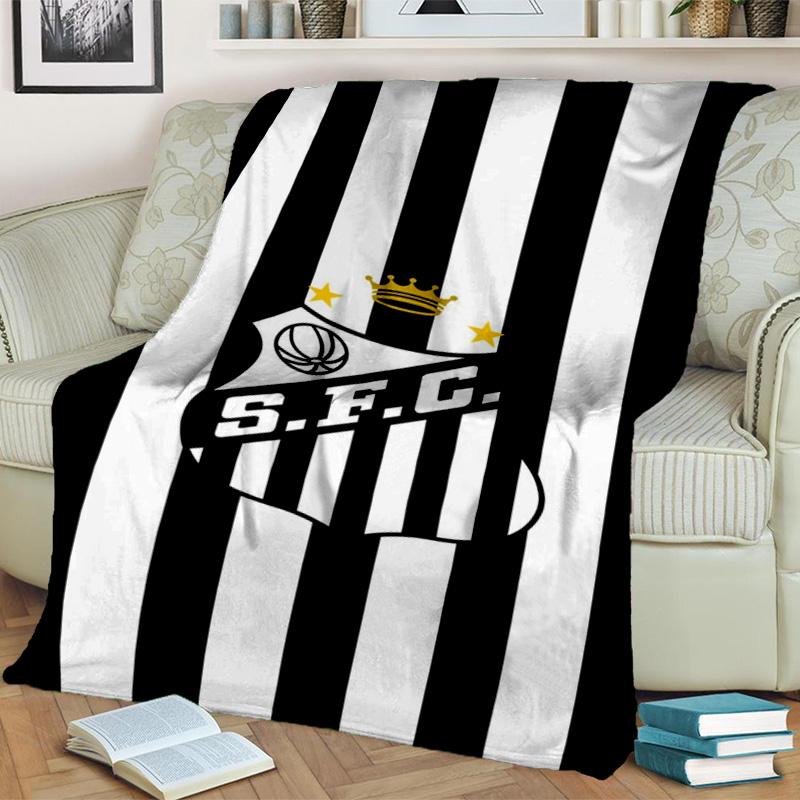 Fc Crest Design Printed Throws Blanket Soft Flannel Blankets for Couch Bed Gifts for Men Women Picnic Blanket Christmas Gifts