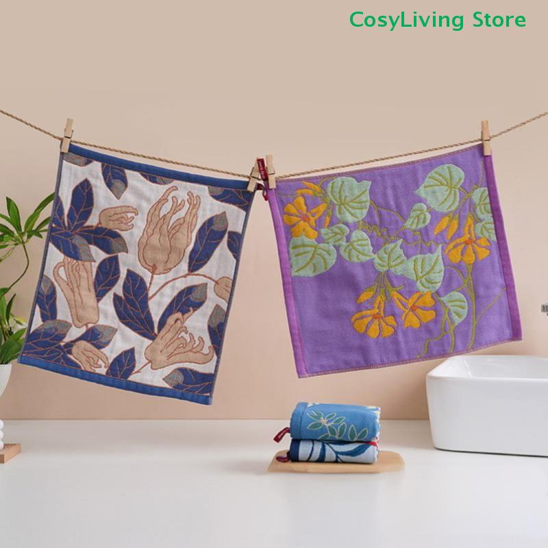 1Pc Pure Cotton Towel Pure Cotton Square Towel Kitchen Towel Cotton Gauze Pure Cotton Dishcloth Tea Towel Home Restaurant
