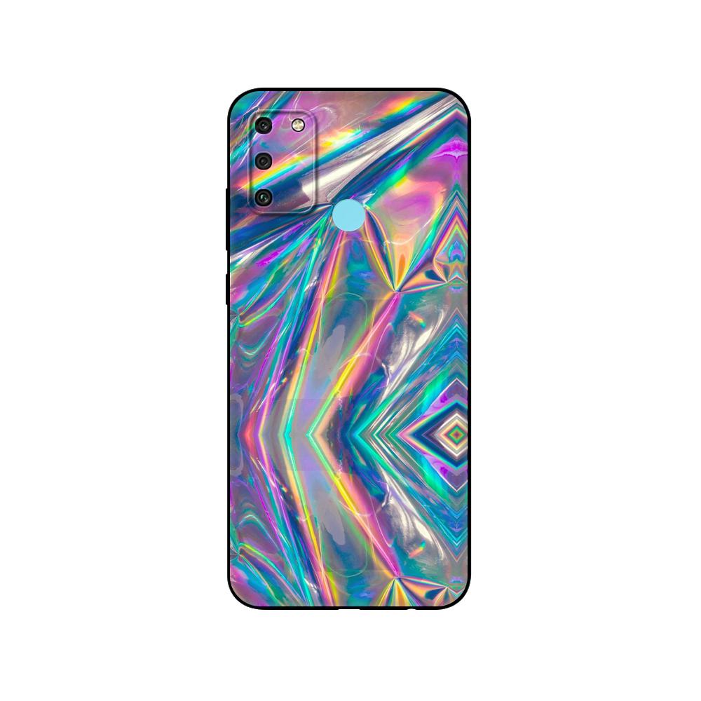 Black Tpu Case For Huawei Honor 8a Prime 8s Prime 9 Lite Honor 9A 9C 9X Premium 9x Pro 9S Case Cover Holographic Iridescent