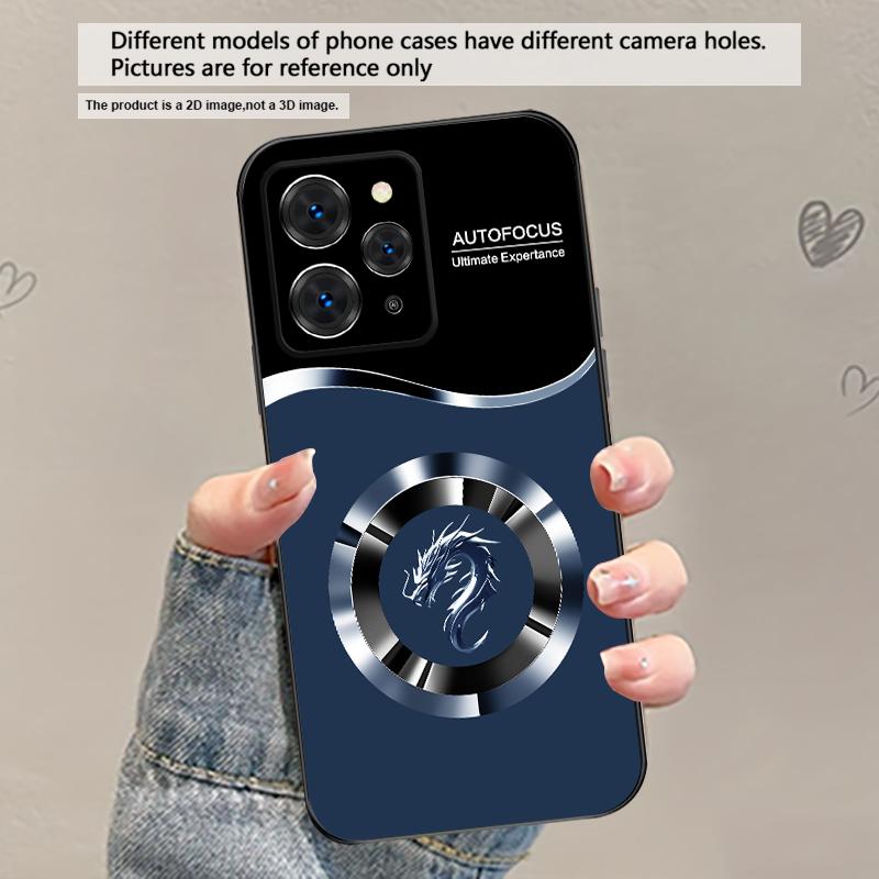 Circle New Dragon Head For Redmi Note 9 9S 10 11 12 12S 13 Pro+ Plus 5G India 14 Pro 4G Global 14S 13C 14C TPU Soft Phone Case