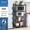 Freestanding Multi-Layer Kitchen Storage Rack for Microwave & Cookware