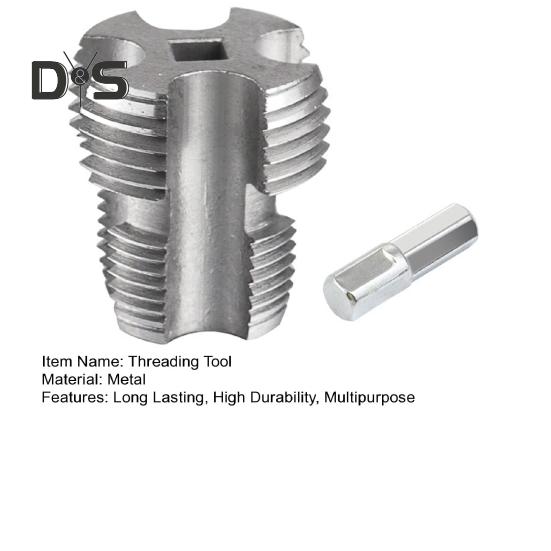Threading Tool Rustproof Easy Installation Clean Accurate Threads DIY Hand Threading Plumbing Tap Accessories