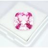 Certified Natural Cushion Checker Cut Pink Sapphire 10-12 Ct Flawless Gemstone