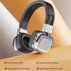 Retro Trendy Wireless Headphone Bluetooth 5.3 Long Battery Life Stereo Music Sport Foldable OverEar Headset with Noise Reduction RGB Light