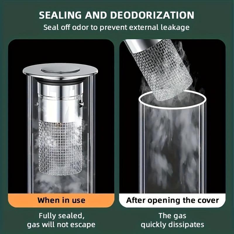 2pc Drain Hair Catcher Bathroom Sink Bathroom Sink Stopper Drain Strainer with Removable Stainless Steel Filter Basket Hair Catcher