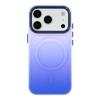 For iPhone 17 Pro Case Compatible with MagSafe Gradient Frosted Design PC + TPU Phone Cover