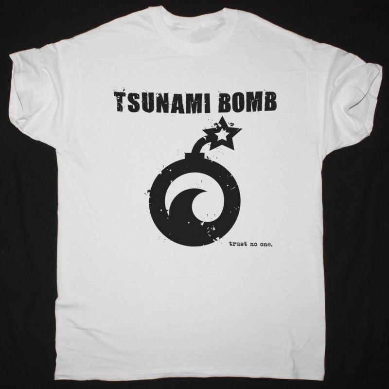 Tsunami Bomb Trust No One White T-Shirt XXXXL