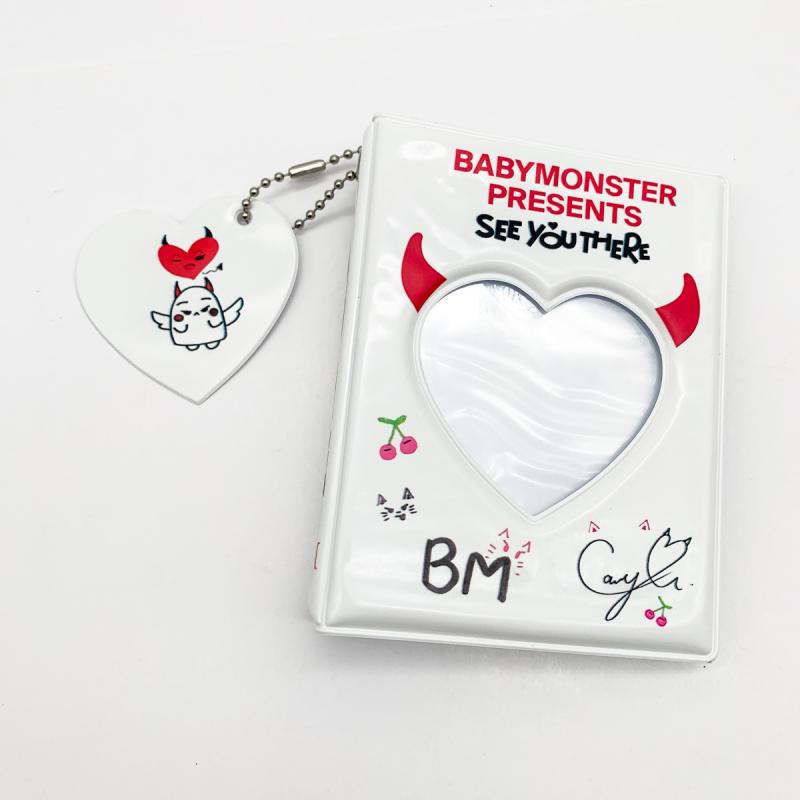 

K-pop Идол Babymonster Фотоальбом Фотоальбом Идол Фан Держатель для фотокарточек Мини-альбом Хранение фотографий Идола Коллекционный альбом Подарок