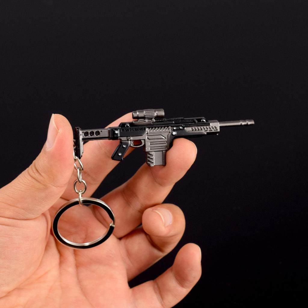Helldivers 2 Mini Soldier Weapon Pendant Keychain Ornament