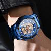 UTHAI CQ340 Fashionable Men Watch Waterproof Night Light Leisure Business Quartz Watch Cool Clock Gift Watches for Man