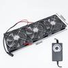 12V DC 120mm 3000RPM Fan 12025 Cooling AC Power Controller 12cm 220V Btc Machine Chassis Workstation Cabinet Radiator Server