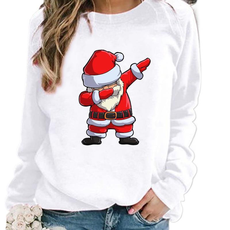 Women's Casual Christmas Gift Printed Hoodie Pullover