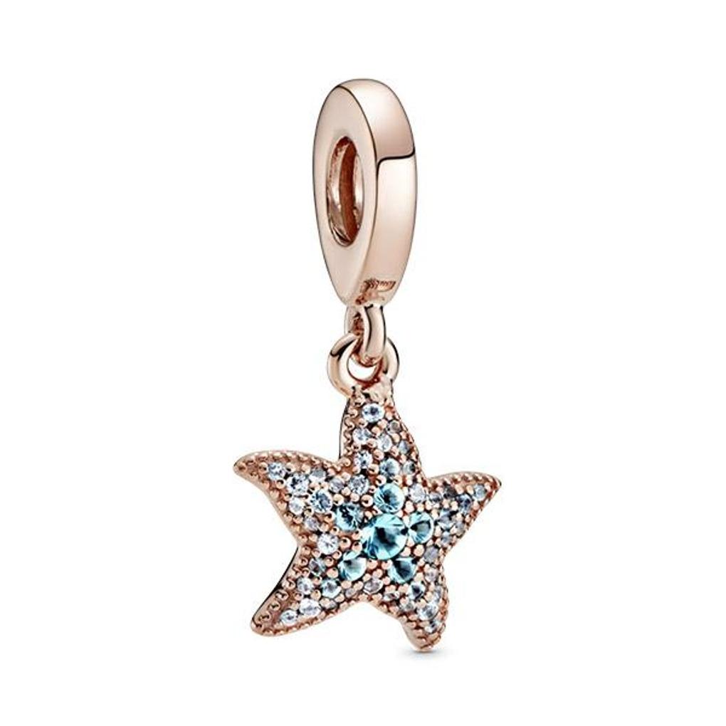 Pandora Rose Sparkling Starfish Dangle Charm 788942C01