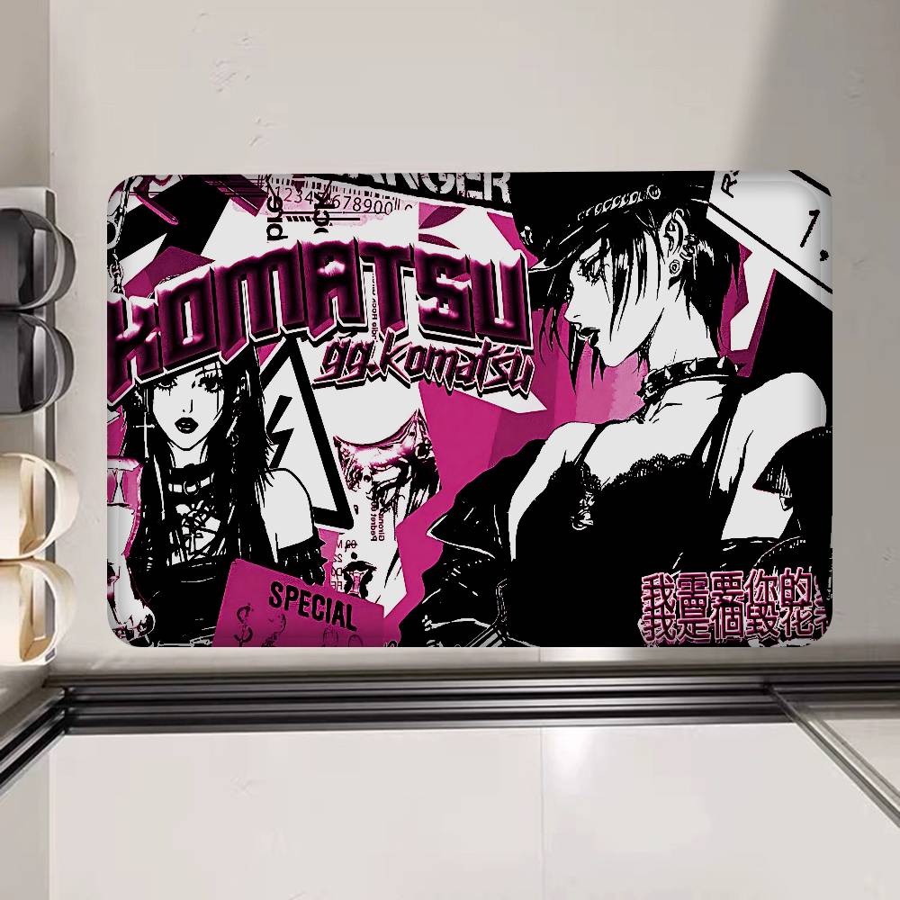 Anime Vintage N-Nana Fußmatte Waschbar Rutschfest Wohnzimmer Sofas Stühle Bereichsmatte Küchen-Fußmatte Teppich
