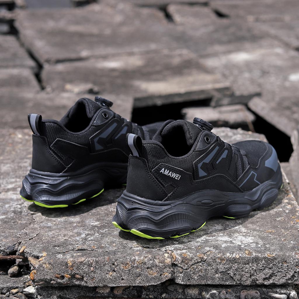 All-Season Casual Footwear Low Top Safety Shoes Steel Toe Boots Non Slip Indestructible Shoes For Warehouse & Logistics Work