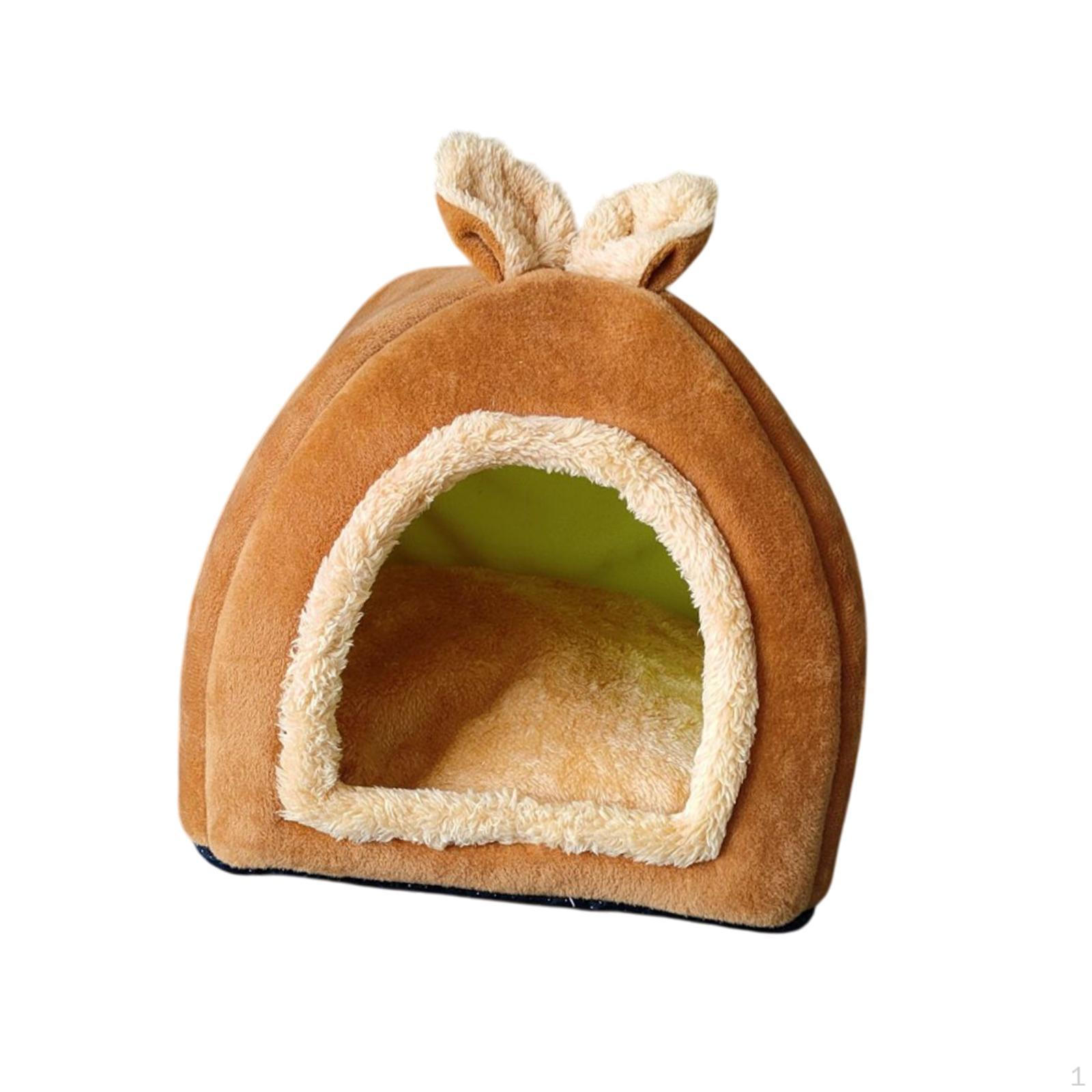 

Уютная кровать для мелких домашних животных со съемной подушкой Winter S