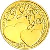 Valentine's Day gift, 520, love rose commemorative coin, coin, 52 languages, Qixi, gift for girlfriend, confession gift, hand gift