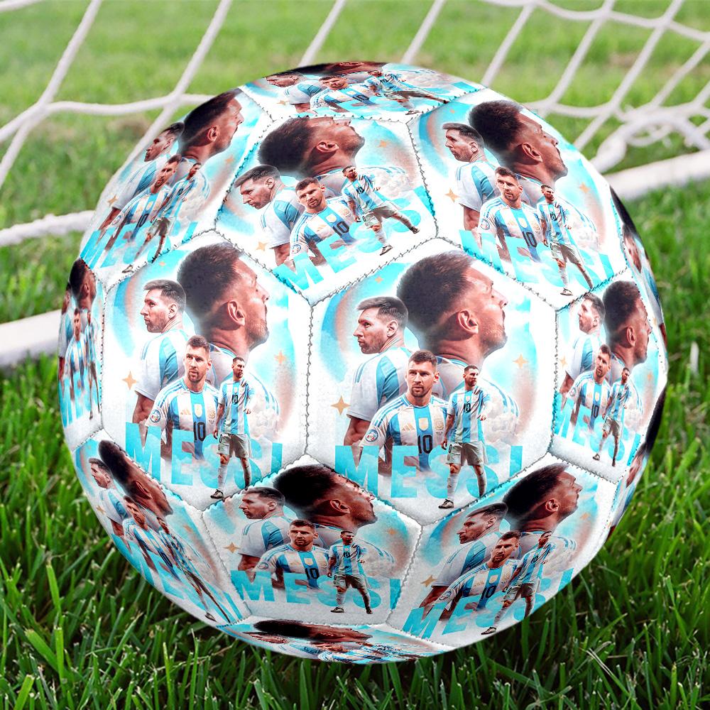 1pc Global Soccer Stars Size 5 Football Soccer Balls, Competition Sport Football Indoor And Outdoor Training Ball.Q702026