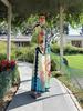 2025 European-American Linen Holiday Casual Printed Pants Set