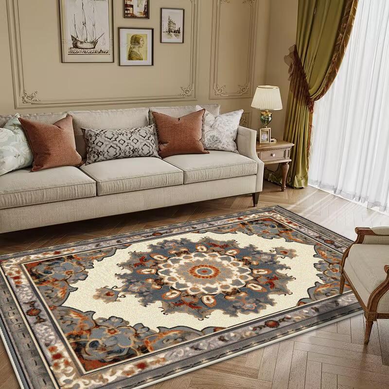 Persian Luxury Retro Carpet Living Room Large Size Rug Non-slip Coffee Tables Mat Home Decoration Bedroom Lounge Rug Tapis Salon