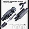 Portable Car Safety Hammer Multifunctional Glass Breaker & Seatbelt Cutter Pocket Size Lightwieght for Emergency Escapes