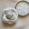Broche Preto Tecido Flor de Camélia Broche Gravata Borboleta Feminino Estilo Universitário Pins de Gola de Camisa Broches Vintage para Festa de Casamento Para Mulher