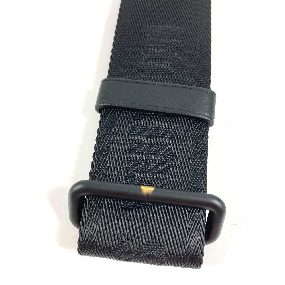Louis Vuitton For Adjustment Accessories Shoulder Strap Canvas Black Unused
