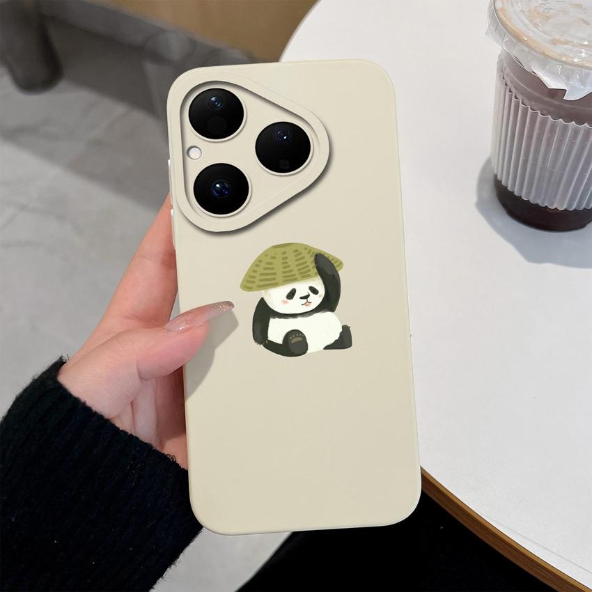 

Для Huawei Pura 80 Pro Nova 4E 5T Y70 Y72 6 7 8 9 SE Y61 Y90 Чехол для телефона Милый мишка Жидкий силикон Противоударная защита Мягкие чехлы Для Huawei Shell Huawei Nova 11 Pro