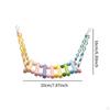 Hanging Parrot Toy Wood Climbing Ladder Easy To Install Pet Cage Bridge Standing Rack for