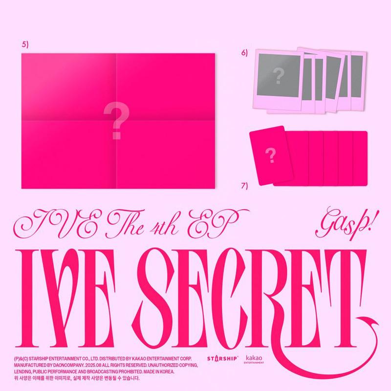 IVE מיני אלבום רביעי [IVE SECRET] (גרסה רגילה / מוגבלת)