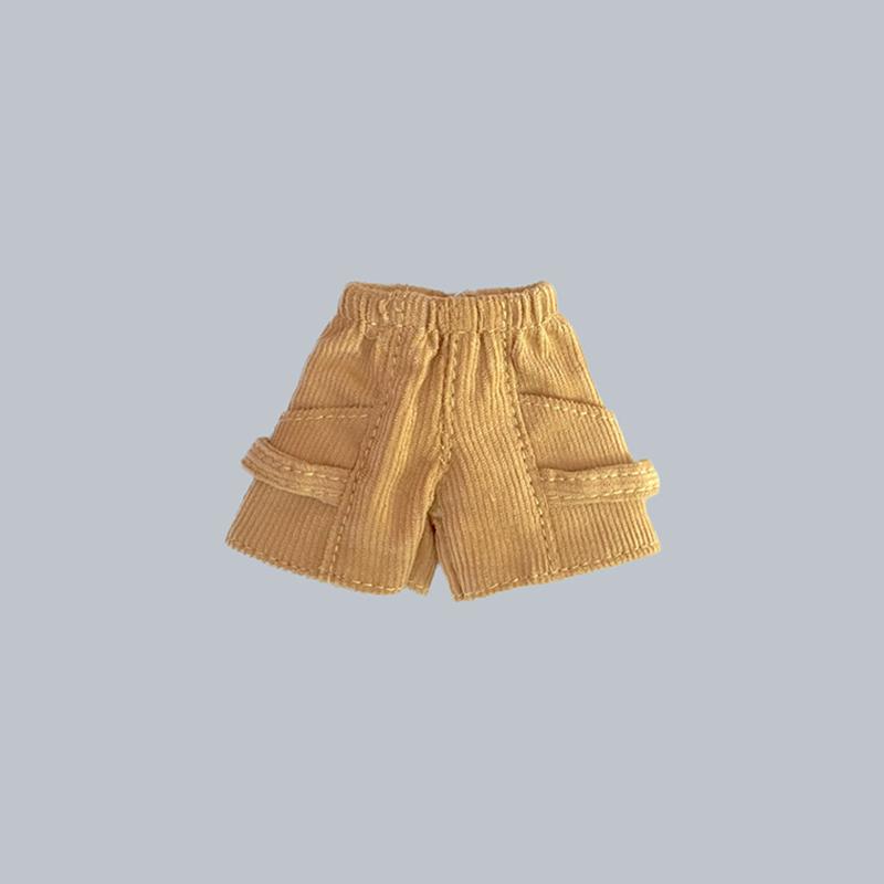 New Arrival Blythe Clothes Fashion Sweater Corduroy Shorts Crossbody Bag Caps Casual Set for Blyth OB24 Pullip 1/6 Doll Outfit