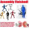 (Assembly Completed) Titan13 Action Figure Set,Upgrade Lucky Robot 13 Action Figure,3D Printed Multi-Jointed Movable,Nova 13 Action Figure for