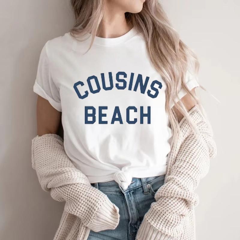 The Summer I Turned Pretty Neven Strand T-shirt Dames Meisje Ronde Hals Zomer Shirt Cadeau voor Fans