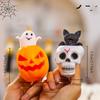 3Pcs Halloween Pinch Toys Pumpkin Bat Ghosts Children's Favorite Halloween Party Supplies Stress Relieving Toys Birthday Gifts