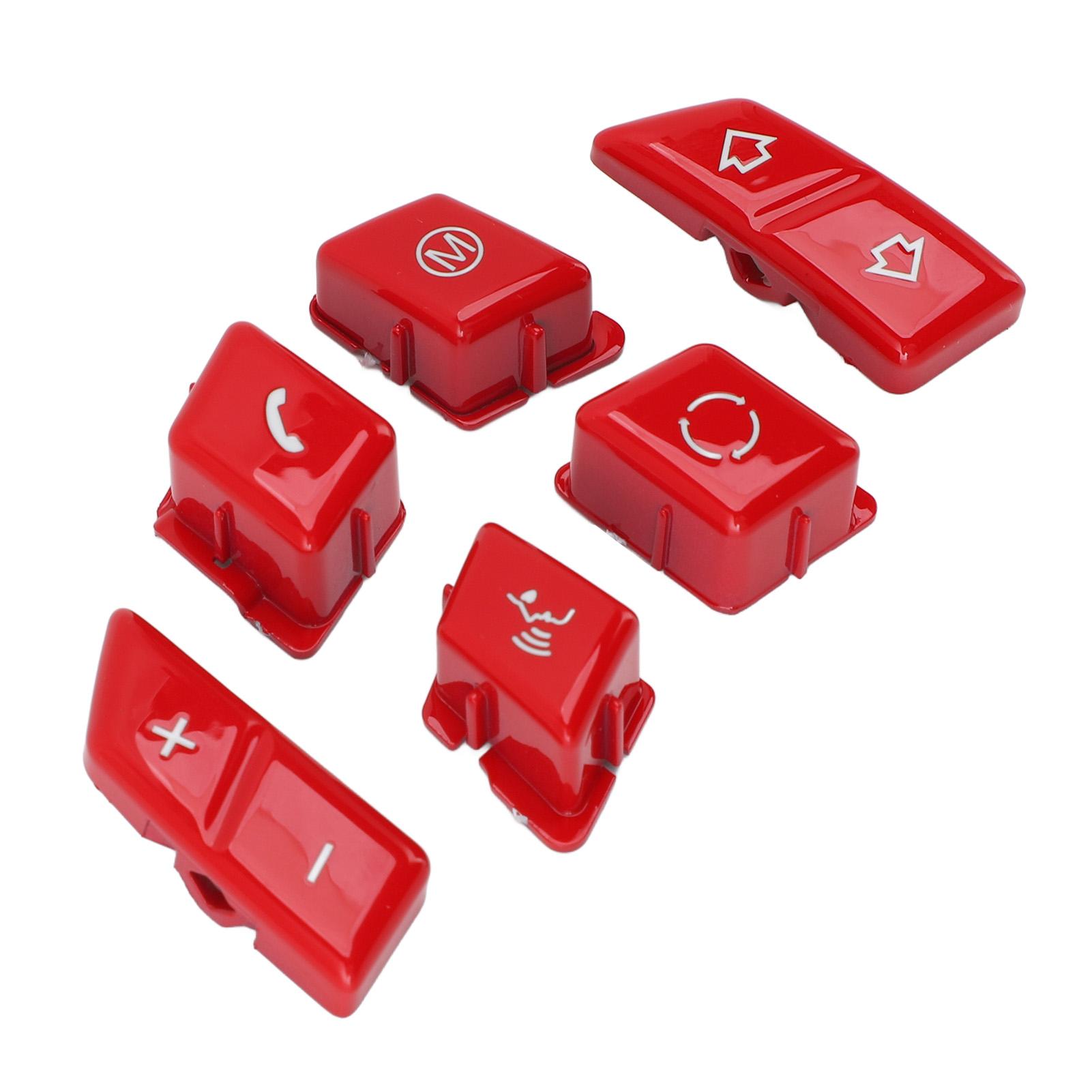 

6PCS Steering Wheel Control Button Sporty Decorative Interior Steering Wheel Buttons Set Replacement for 1 3 Series E90 E92 E9 3 E81 E82 E87 E88