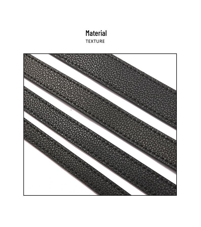 Schwarzer Lychee-Muster Verstellbarer Damen Crossbody-Taschenriemen