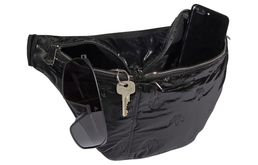 Adidas Originals Trefoil Polyurethane Fanny Pack Women's Black II3394