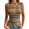 Tanktops für Damen Ärmellos Hoher Halsausschnitt Sommerlich Lässig Gerippt Schlanke Shirts Racerback Strandurlaub Kleidung