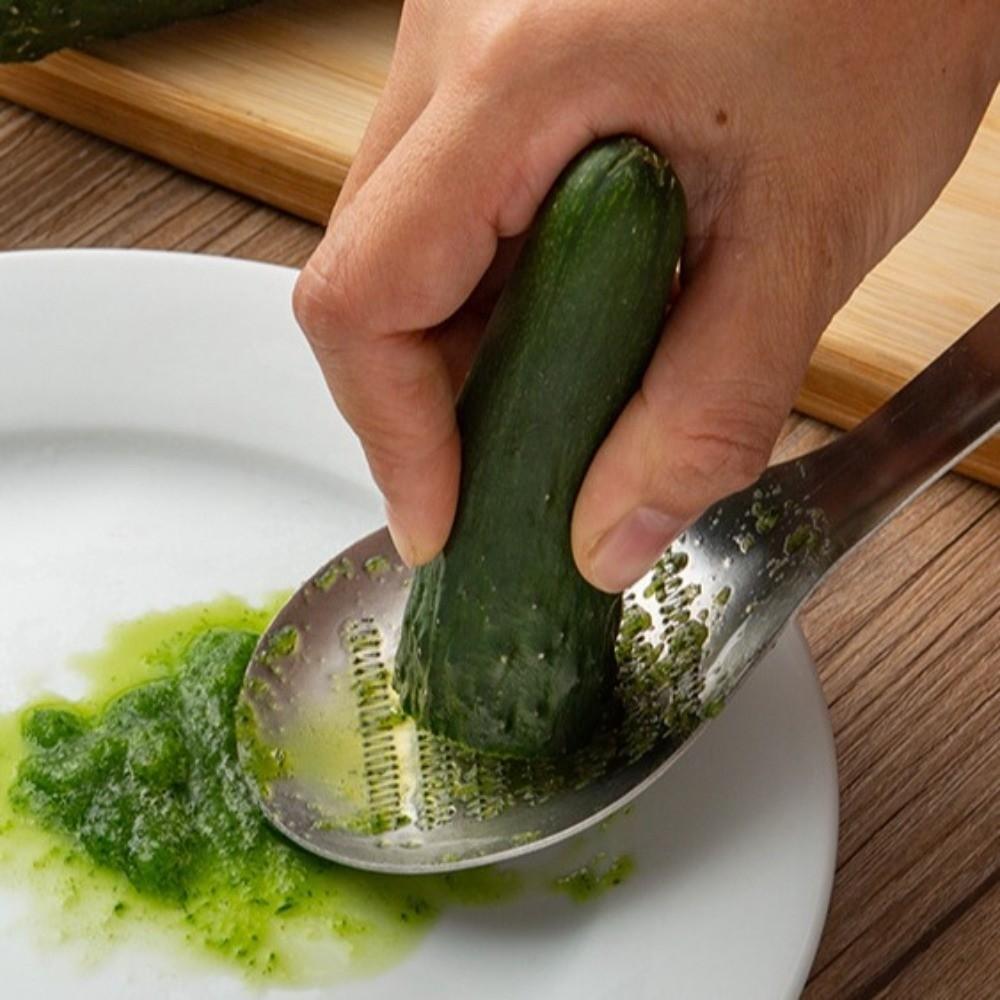 Sturdy Garlic Press Stainless Steel Garlic Grinder Kitchen Accessories Ginger Grater Household Use