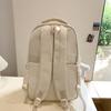 Rucsac de mare capacitate Rucsac pentru femei în stil colegiu Geantă de școală pentru studenți Geantă de umăr de culoare solidă