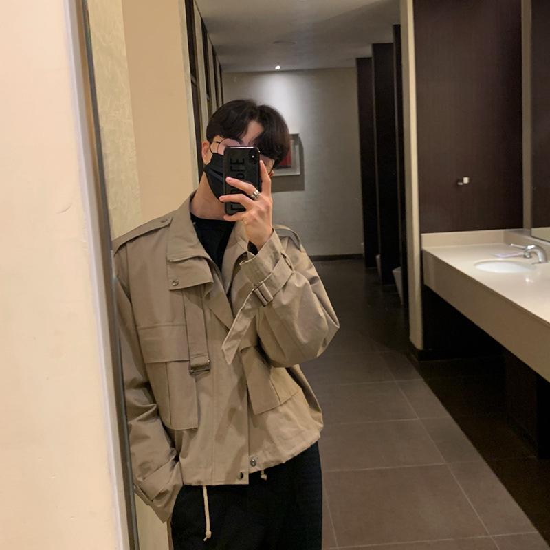 Herren Retro Koreanischer Stil Zweiteilige Reversjacke - Frühling/Herbst Trend