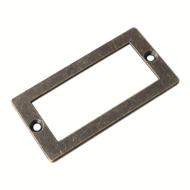 5 peças Antigo Vintage Alça Vintage Porta-Cartão de Visita Moldura de Etiqueta Gaveta de Liga de Zinco Armário de Medicina Chinesa Bronze Antigo Antiquado