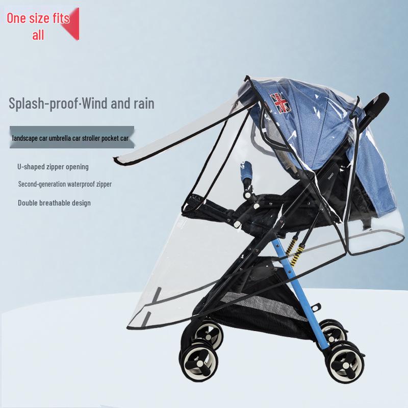 Universal Windproof Raincover for Baby Strollers