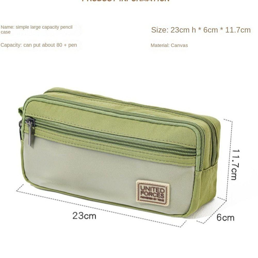 Large Capacity Pen Bag Multifunctional Stationery Organizer Gift Pencil Case Students