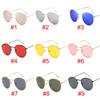 Fashion Oversized Round Sunglasses For Men And Women With Vintage Retro Mirror Glasses