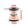 Hinterradstoßdämpferbuchse 22 24 32 44 50 52 54 68mm Innendurchmesser 8mm Mountainbike Stoßdämpfer Montage Teile