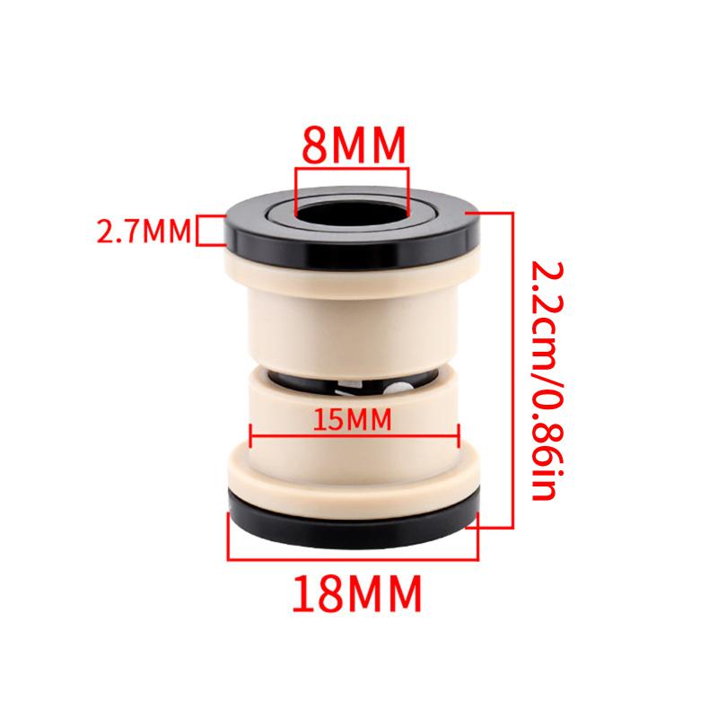 Hinterradstoßdämpferbuchse 22 24 32 44 50 52 54 68mm Innendurchmesser 8mm Mountainbike Stoßdämpfer Montage Teile