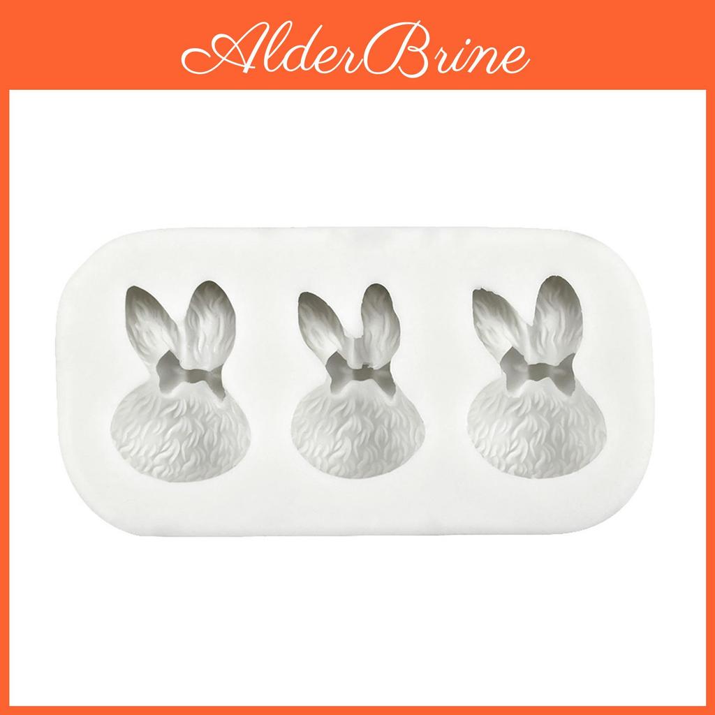 Easter Rabbit Shaped Holes 3 Silicone Cake Molds Diy Pastry Decorating Gadget Chocolate Mould For Kitchen Baking Dessert